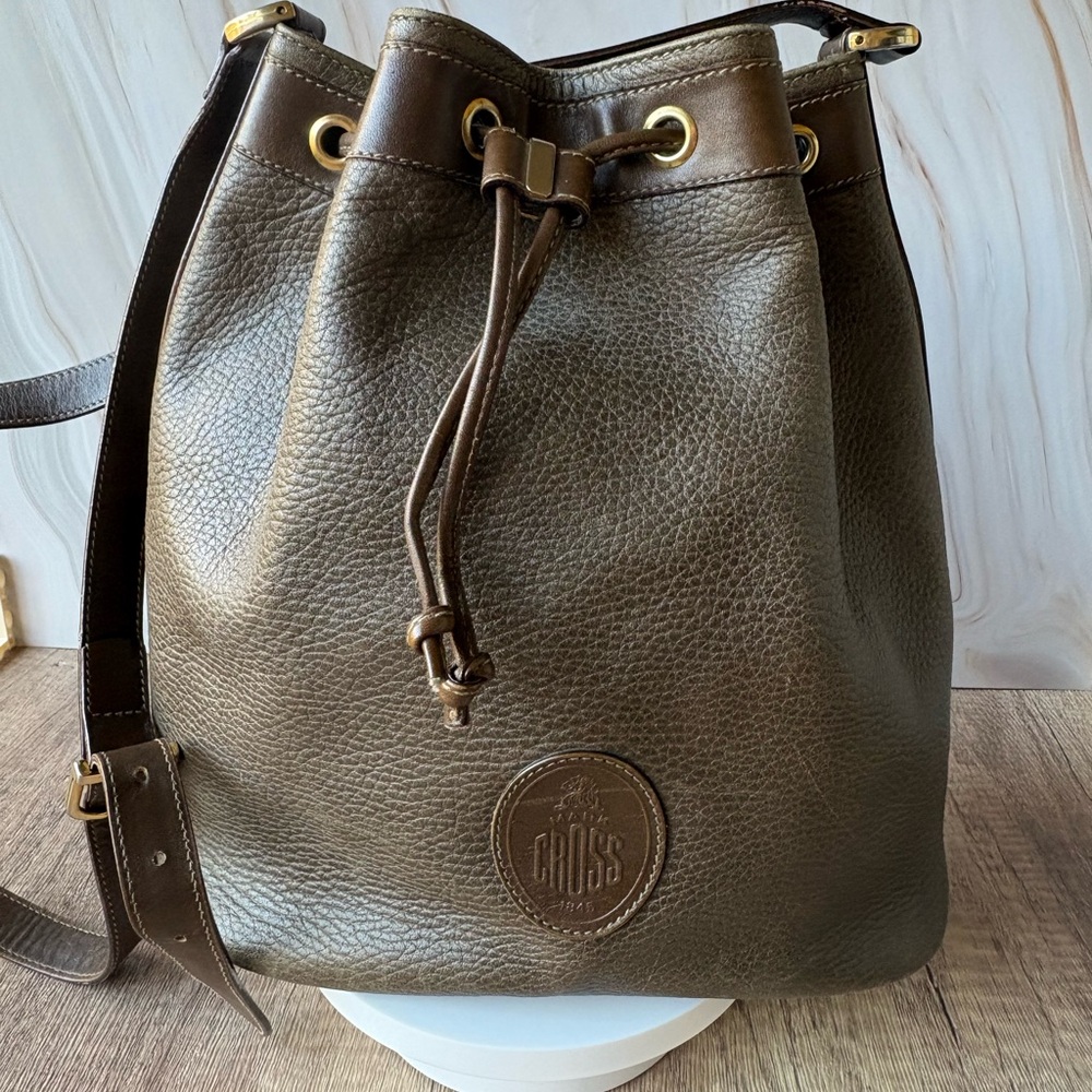 Vintage Mark Cross Bucket Purse